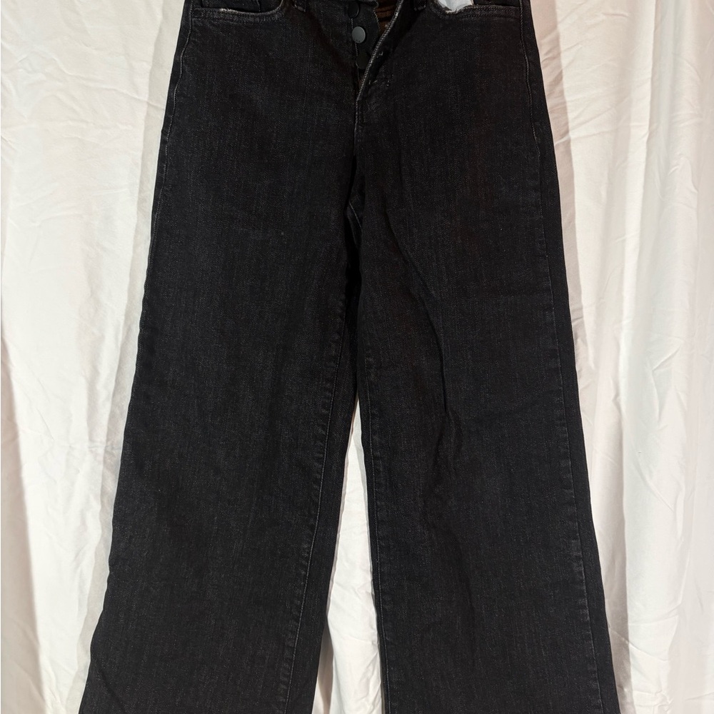 a.n.a Charcoal Wide-Leg Jeans - Picture 4 of 4